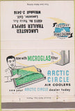 Matchbook Cover - Lancaster Trailer Supply CA Air conditioners 40 Strike
