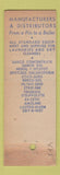 Matchbook Cover - Slater Robbins Long Island City NY