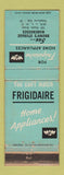 Matchbook Cover - Frigidaire Appliances Brown's Islip LI NY WORN