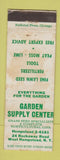 Matchbook Cover - Garden Supply Center West Hempstead NY WORN