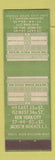 Matchbook Cover - Little White House Jackson Heights LI NY New York City