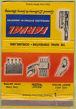Matchbook Cover - Farval Lubricants Cleveland OH WEAR 40 Strike