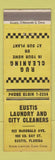 Matchbook Cover - Eustis Laundry City Cleaners FL