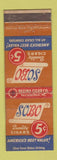Matchbook Cover - Sobo Regina Cigars Philadelphia PA WORN