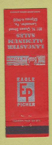 Matchbook Cover - Lancaster Aluminum Sales Lancaster PA