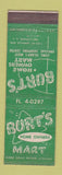 Matchbook Cover - Burt's Mart Bellerose LI NY WEAR