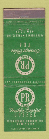 Matchbook Cover - PR Brand Orange Pekoe Tea WEAR New York City