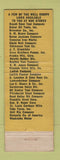 Matchbook Cover - Norvell Wilder Supply oil well Fort Worth Odessa Houston TX