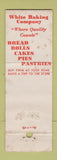Matchbook Cover - White's Baking