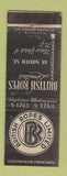 Matchbook Cover - British Ropes Limited New York City WEAR