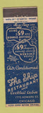 Matchbook Cover - The Ship Restaurant Chicago IL