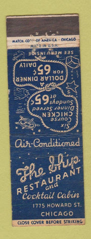 Matchbook Cover - The Ship Restaurant Chicago IL