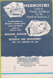 Matchbook Cover - Missouri State Tourism Jefferson City MO 40 Strike