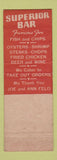 Matchbook Cover - Superior Seafoods Flint MI WEAR