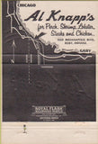 Matchbook Cover - Al Knapp's Restaurant Roby IN 40 Strike