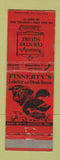 Matchbook Cover - Finnerty's Country Squire lobster Cochituate MA WEAR