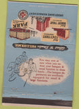 Matchbook Cover - Hotels Trenton NJ Newark Plainfield NJ 40 Strike