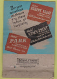 Matchbook Cover - Hotels Trenton NJ Newark Plainfield NJ 40 Strike