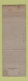Matchbook Cover - The Rockaway's Restaurant New York City lobster