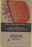 Matchbook Cover - Invaro Steel Hartford CT 40 Strike