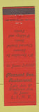 Matchbook Cover - Pleasant Inn Restaurant St James LI NY