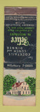 Matchbook Cover - The Felice Wesbury NY feature WORN
