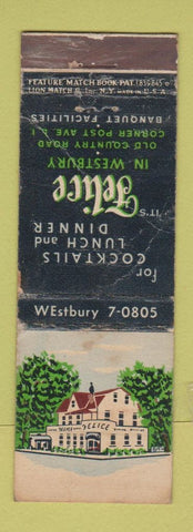 Matchbook Cover - The Felice Wesbury NY feature WORN