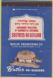 Matchbook Cover - Butler DeScalers Plumbing Heating Duluth MN 40 Strike