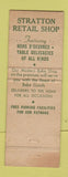 Matchbook Cover - Stratton Restaurnt Forest Hills LI NY WEAR