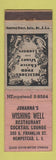 Matchbook Cover - Johanna's Wishing Well Hempstead LI NY WORN
