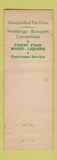 Matchbook Cover - The Patchogue Hotel LI NY
