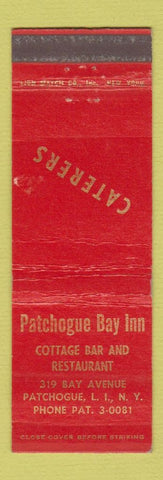 Matchbook Cover - Patchogue Bay Inn LI NY