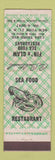 Matchbook Cover - Fin n Claw Seafood Restaurant New York City lobster