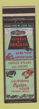 Matchbook Cover - California Oyster House Tacoma WA