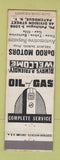 Matchbook Cover - DeRoo Motors Auto Repair Patchogue NY WEAR