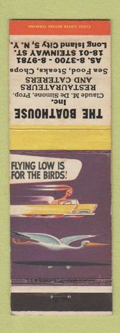 Matchbook Cover - The Boathouse Long Island CT NY restaurant