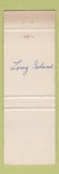 Matchbook Cover - David Huschle's Country Club Restaurant Lake Success LI NY