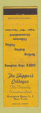Matchbook Cover - The Skipper's Cottages Hampton Bays LI NY