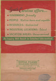 Matchbook Cover - Printers Supply New York NY Benjamin Franklin 40 Stick