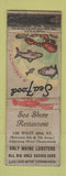 Matchbook Cover - Sea Shore Restaurant  New York City WORN