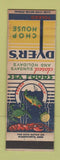 Matchbook Cover - Dyer's Chop House Toledo OH lobster