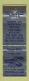 Matchbook Cover - Maine's Best Lobster Waterville ME