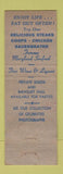 Matchbook Cover - Schellhase's Restaurant Baltimore MD lobster