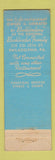 Matchbook Cover - Bookbinder's Seafood Philadelphia PA feature lobster