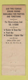 Matchbook Cover - McGinnis Resetaurant Lobster New York City WEAR