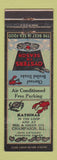 Matchbook Cover - Katsinas Restaurant Champaign IL lobster