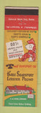 Matchbook Cover - Kobs Searsport Lobster Pound ME