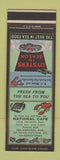 Matchbook Cover - National Cafe Hot Springs National Park AR lobster
