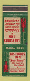 Matchbook Cover - Las Flores Inn Malibu CA lobster
