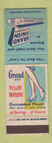 Matchbook Cover - Grand Union Grocery Nylon Hosiery girlie